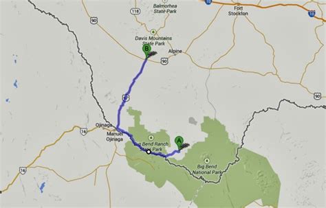 marfa to terlingua map.